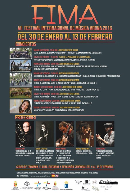 FIMA - INTERNATIONAL MUSIC FESTIVAL - TENERIFE - SPAIN
